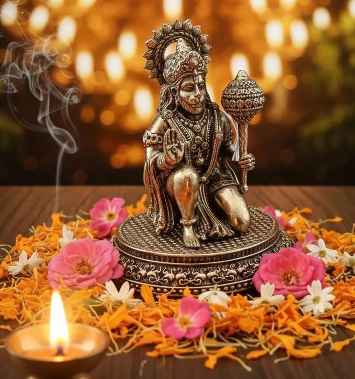 Brass Hanuman 3.5 Inch 7