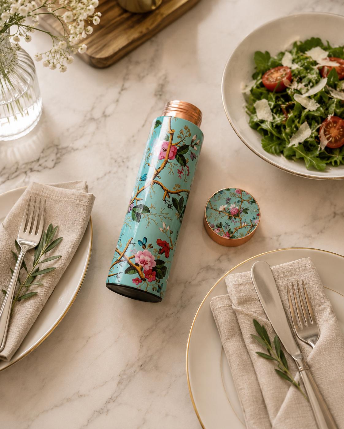 Ayurvedic Copper Water Bottle 900ml 4