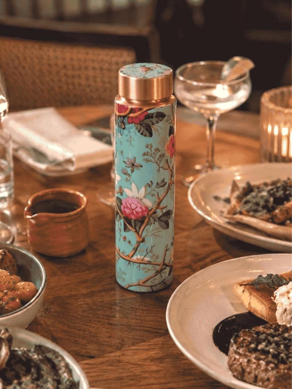 Ayurvedic Copper Water Bottle 900ml 2